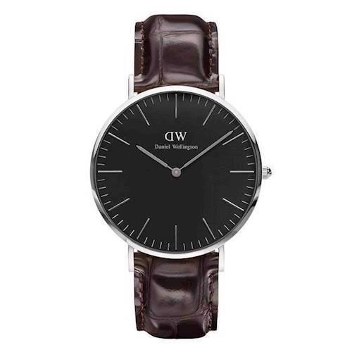 Image of Classic Black York rustfri stål quartz Herre ur fra Daniel Wellington, DW00100134